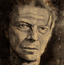 Portrait David Bowie Dominic Lübbecke luebbi
