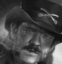 Portrait Lemmy Kilmister Motörhead Dominic Lübbecke luebbi